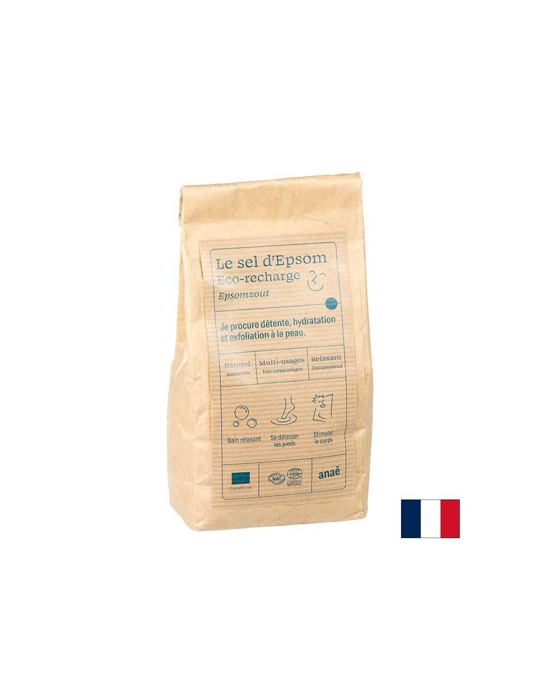 Natural Epsom salt, 500 g - Nutra Best Europe