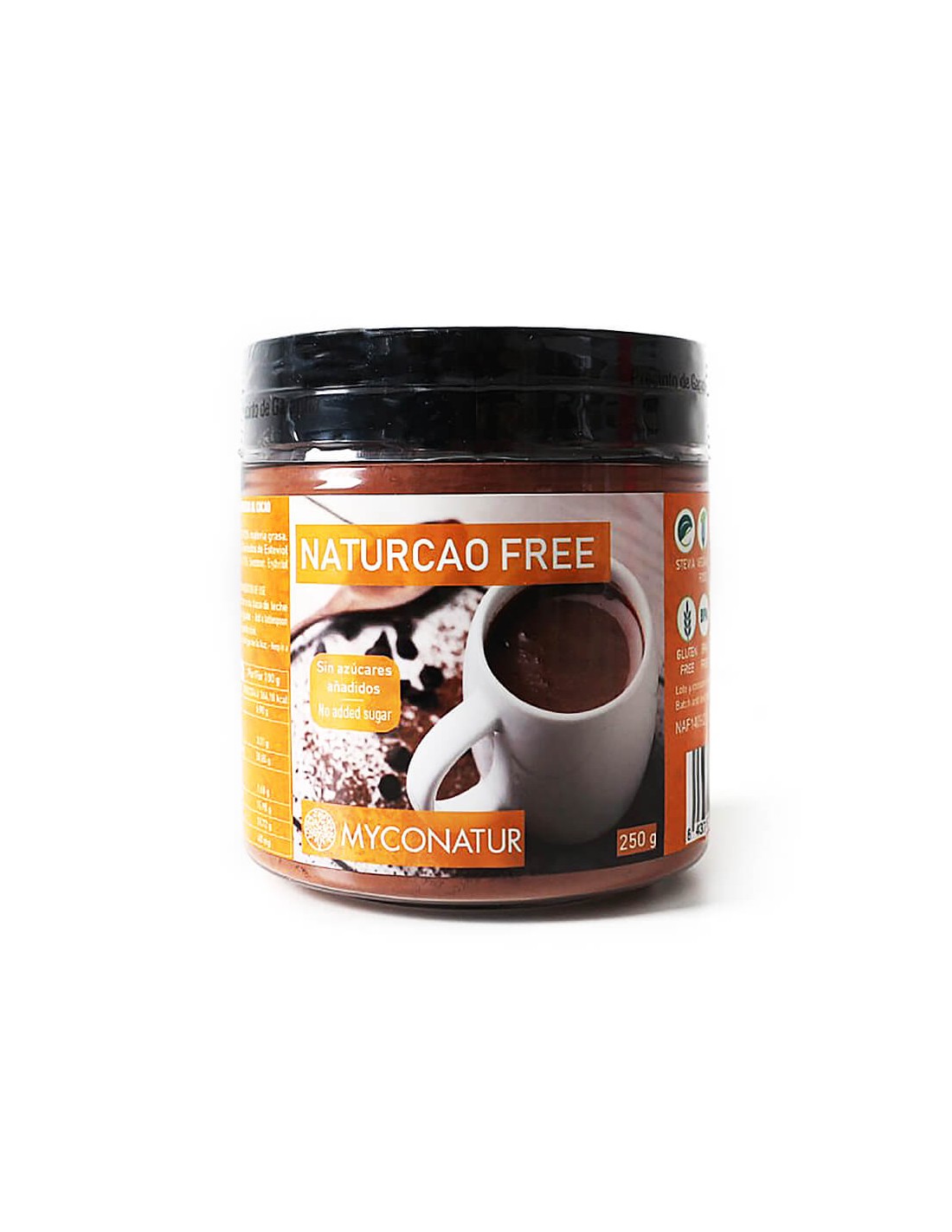 Naturcao Free, Bio - Natural organic cocoa powder, 250 g Myconatur - Nutra Best Europe