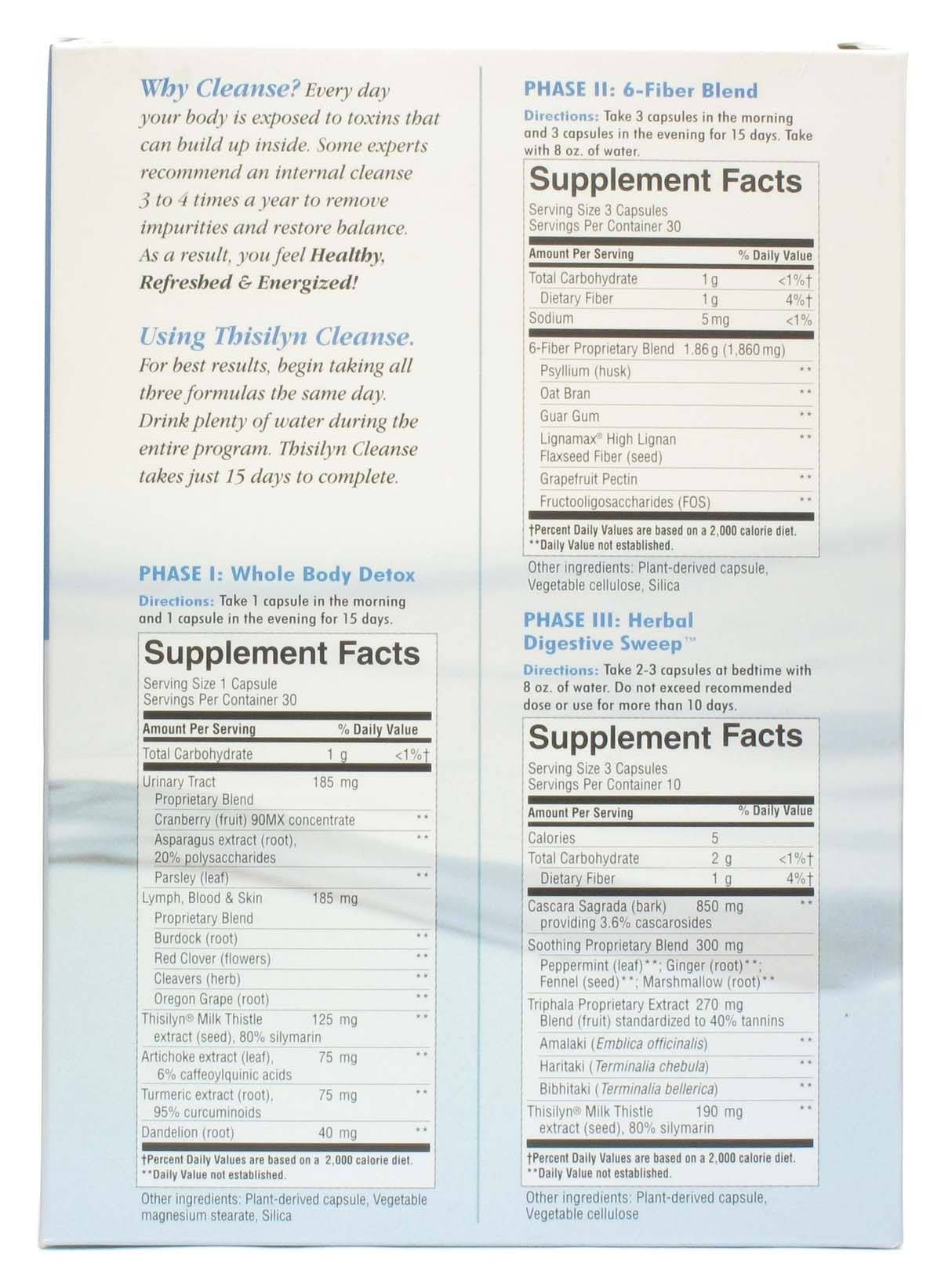 Thisilyn Cleanse Herbal Cleansing Kit - 150 capsules - Nutra Best Europe