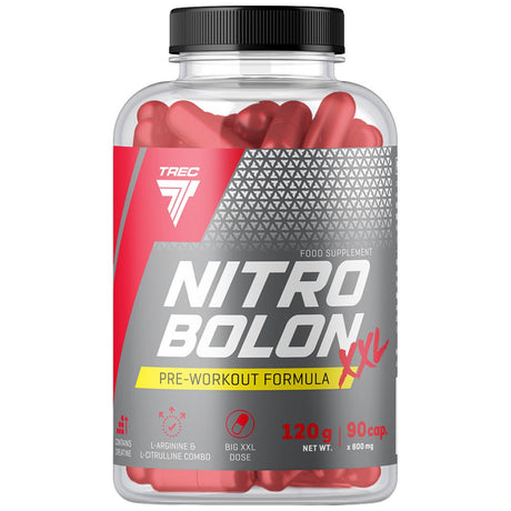 Nitrobolon XXL | Stimulant-Free Pre-Workout Formula in Caps - 90 capsules - Nutra Best Europe