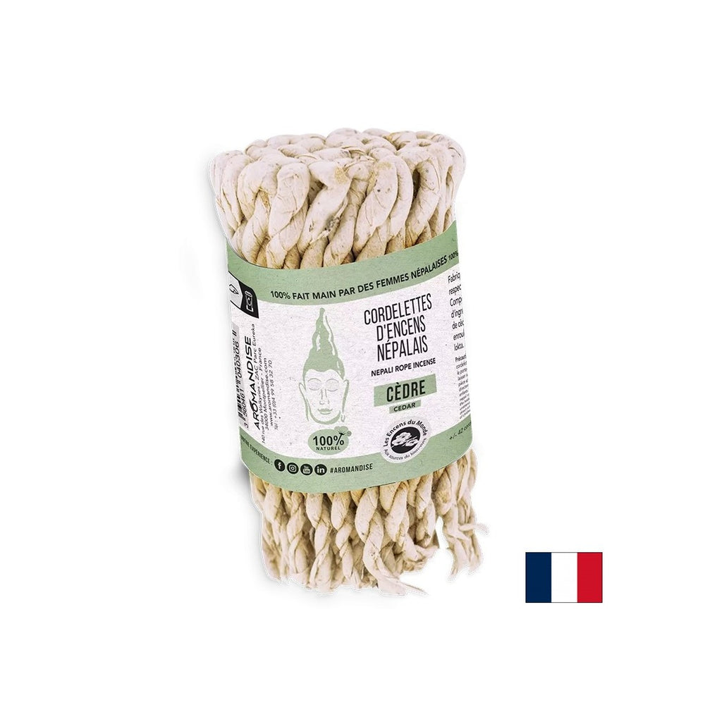 Nepalese burning ropes - Cedar, 42 pieces - Nutra Best Europe