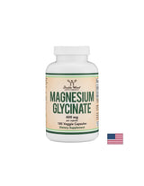 Nerve and muscle function - Magnesium (glycinate/bisglycinate), 180 capsules Double Wood - Nutra Best Europe