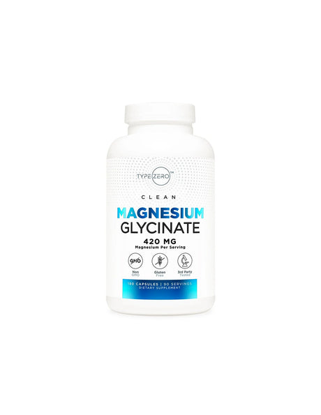 Nervous and cardiovascular system - Magnesium (glycinate) Type Zero™, 180 capsules - Nutra Best Europe