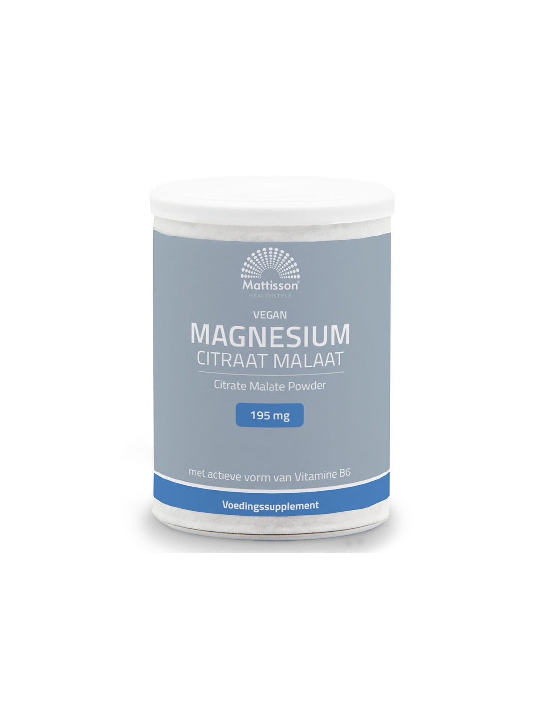Nervous and cardiovascular systems - Magnesium (citrate, malate) vegan + vitamin B6, 125 g powder - Nutra Best Europe