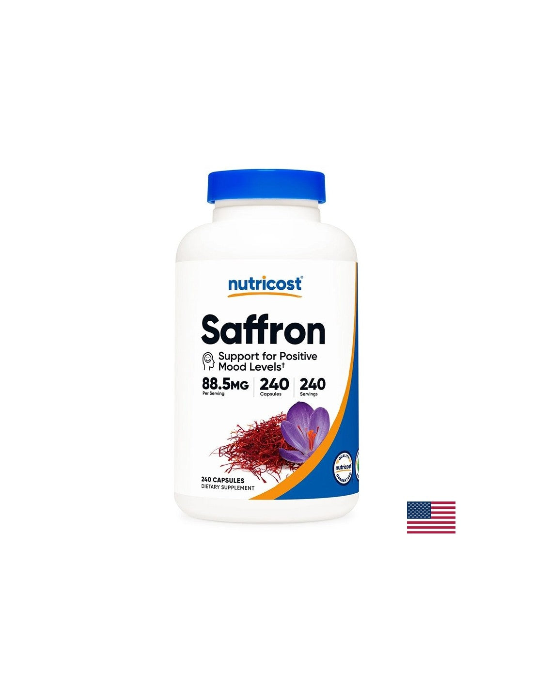 Nervous system - Saffron extract, 88.5 mg x 240 capsules - Nutra Best Europe