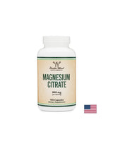 Nervous system and muscles - Magnesium Citrate Magnesium (citrate), 180 capsules Double Wood - Nutra Best Europe