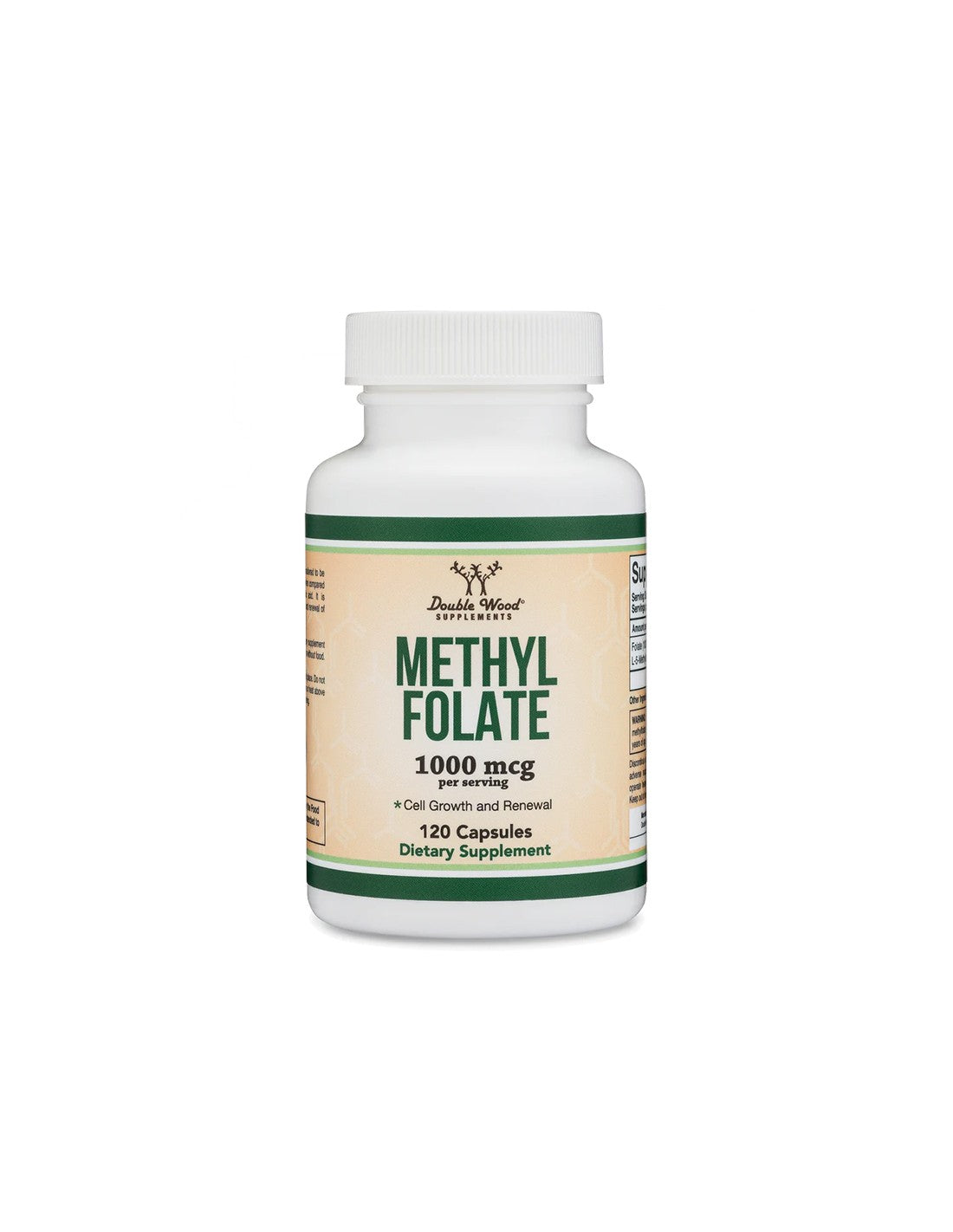 Folic acid - biologically active form - Methylfolate, 1000 µg, 120 capsules for a four-month intake - Nutra Best Europe