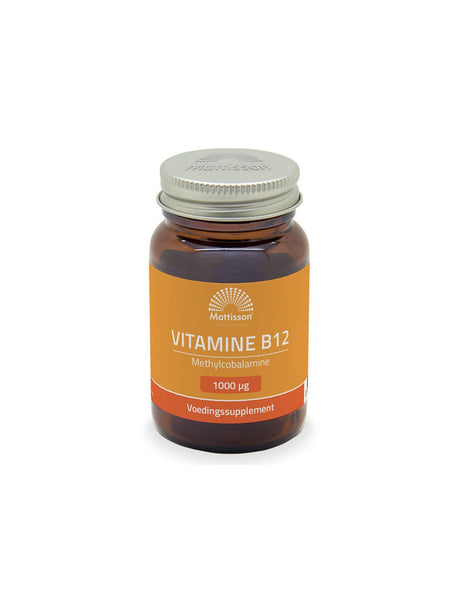 Nervous system - Vitamin B12 (methylcobalamin), 1000 µg x 60 lozenges - Nutra Best Europe