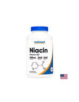 Nervous system - Vitamin B3 (Niacin), 100 mg x 240 capsules - Nutra Best Europe