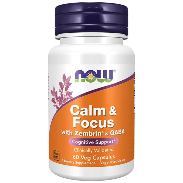 Calm & Focus with Zembrin® & GABA - 60 capsules - Nutra Best Europe
