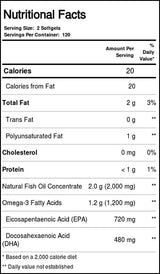 Super Omega EPA - 120 Gel capsules - Nutra Best Europe