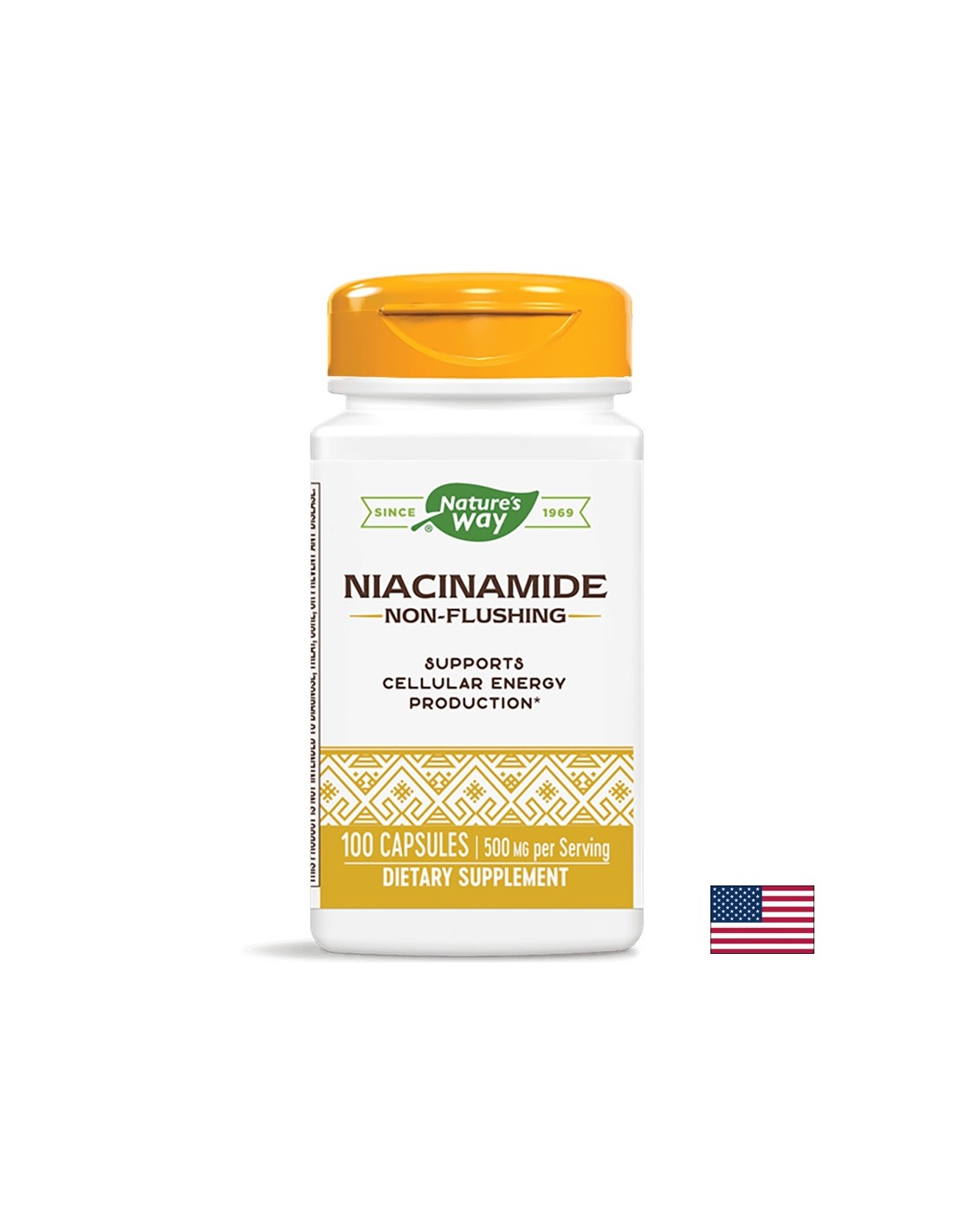 Niacinamide 500 mg - 100 capsules - Nutra Best Europe