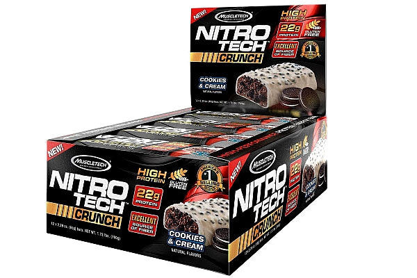 Nitro Tech Crunch Bar BOX 12 x 65 grams - Nutra Best Europe