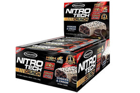 Nitro Tech Crunch Bar BOX 12 x 65 grams - Nutra Best Europe