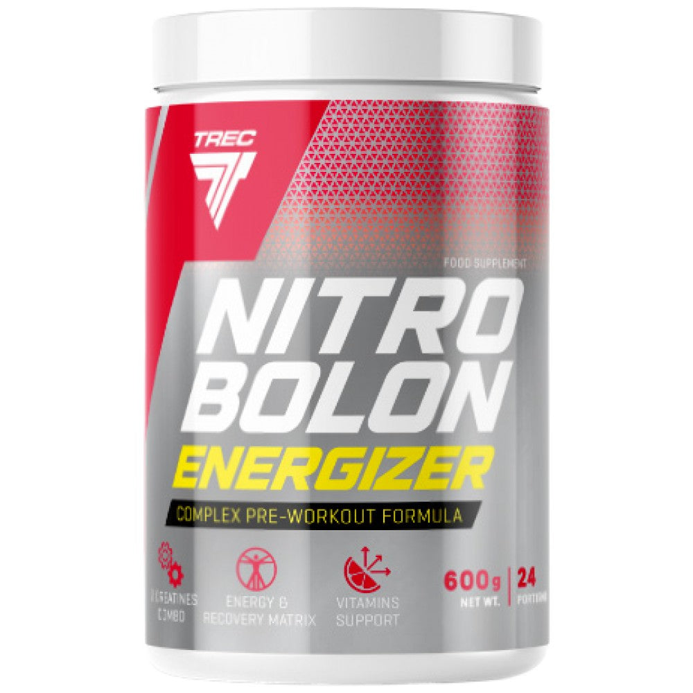 Nitrobolone Energizer | Complete Pre-Workout Formula - 600 grams - Nutra Best Europe