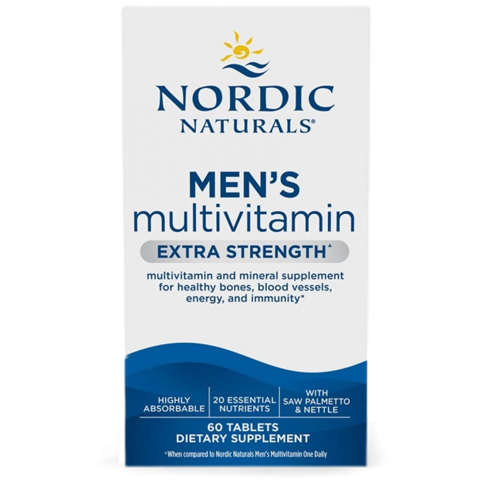 Men's Multivitamin Extra Strength - 60 Tablets - Nutra Best Europe