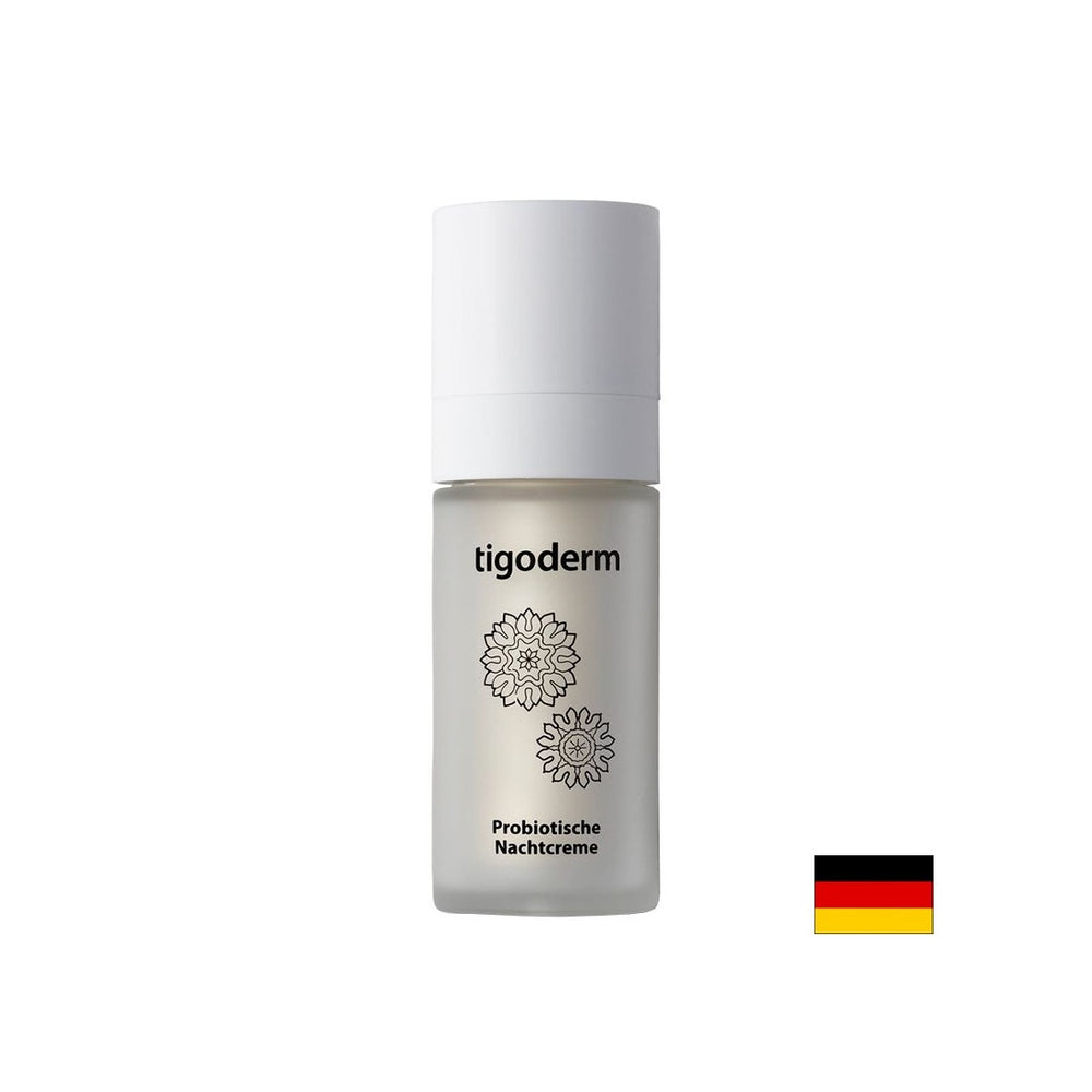 Night cream with probiotic ferment from Bacillus subtilis Tigoderm - Skin restoration and balance at night, 30 ml - Nutra Best Europe