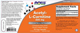 Acetyl L-Carnitine - 50 capsules - Nutra Best Europe
