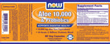 Aloe Vera 10,000 & Probiotics - 60 capsules - Nutra Best Europe