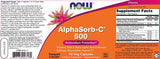 AlphaSorb-C 500 mg - 180 capsules - Nutra Best Europe