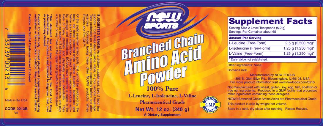 Branched Chain Amino Acid Powder - 340 grams - Nutra Best Europe