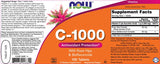Vitamin C-1000 / with Rose Hips + Bioflavonoids - 250 Tablets - Nutra Best Europe