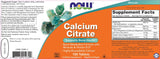 Calcium Citrate with Minerals & Vitamin D-2 300 mg - 100 Tablets - Nutra Best Europe
