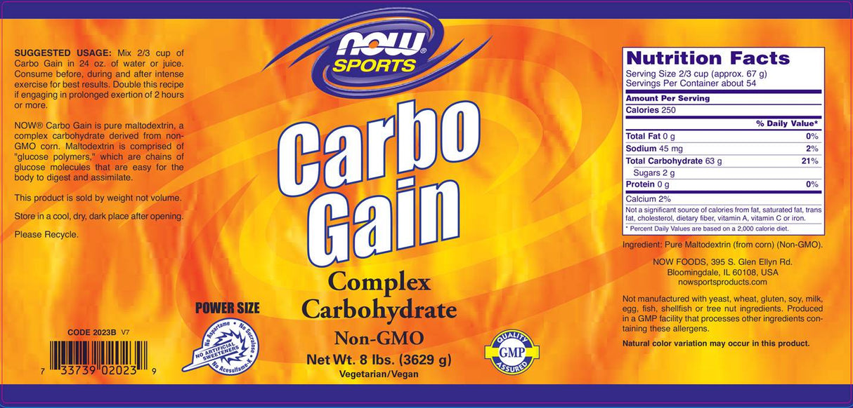 Carbo Gain - 3629 grams - Nutra Best Europe