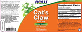 Cat's Claw 500 mg - 100 capsules - Nutra Best Europe