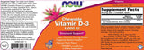 Vitamin D-3 1000 IU | Chewable - 180 Chewable Tablets - Nutra Best Europe