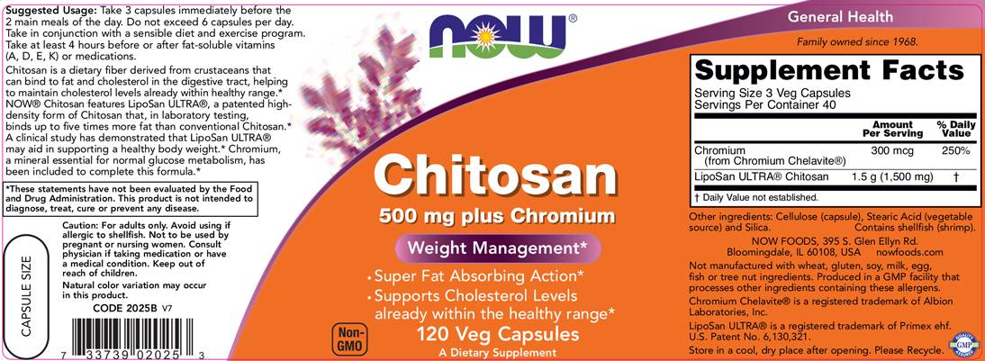 Chitosan - 120 capsules - Nutra Best Europe