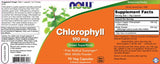Chlorophyll 100 mg - 90 capsules - Nutra Best Europe