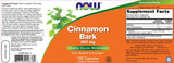 Cinnamon Bark - 120 capsules - Nutra Best Europe