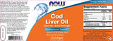 Cod Liver Oil 1000 mg - 90 Gel capsules - Nutra Best Europe