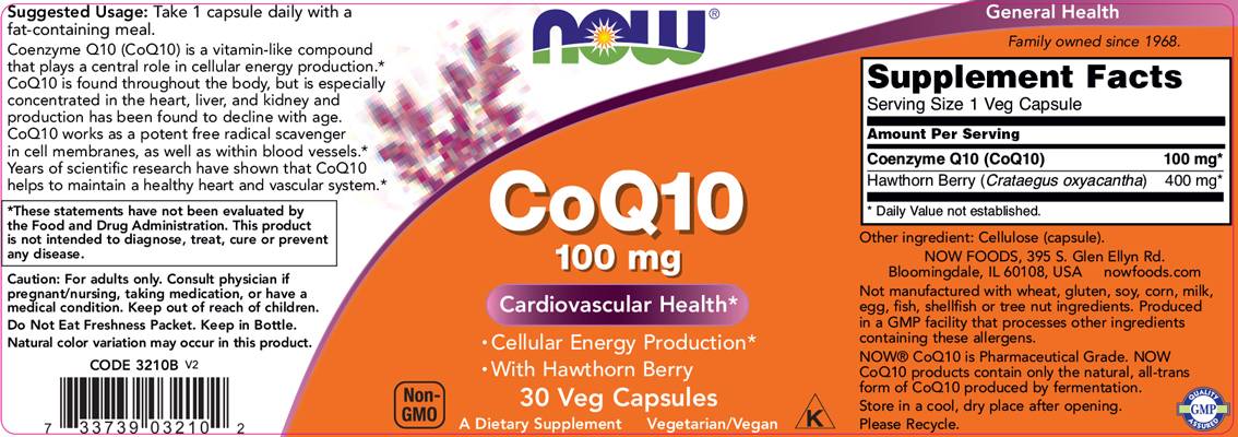 CoQ10 100mg | with Hawthorn Berry - 180 capsules - Nutra Best Europe
