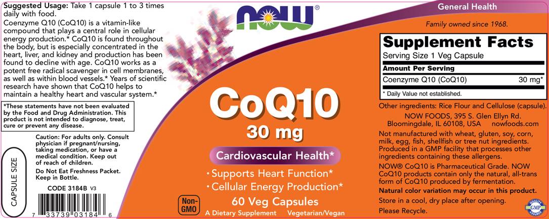 CoQ10 30 mg - 60 capsules - Nutra Best Europe
