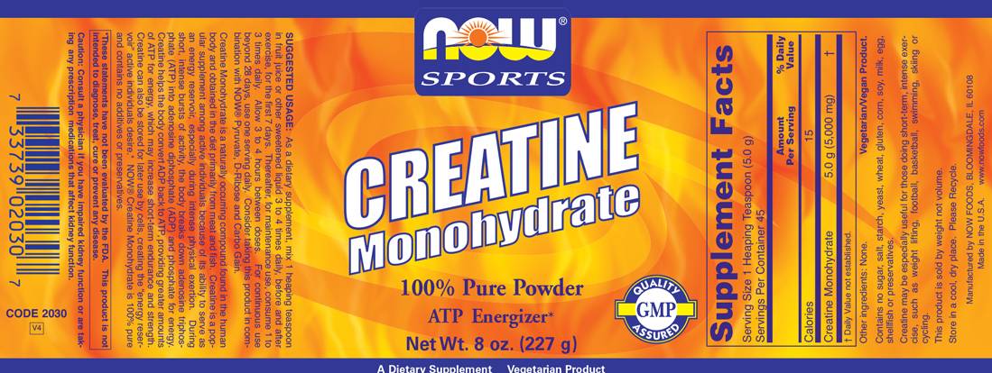 Creatine Powder - 227 grams - Nutra Best Europe
