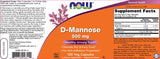 D-Mannose 500 mg - 240 capsules - Nutra Best Europe
