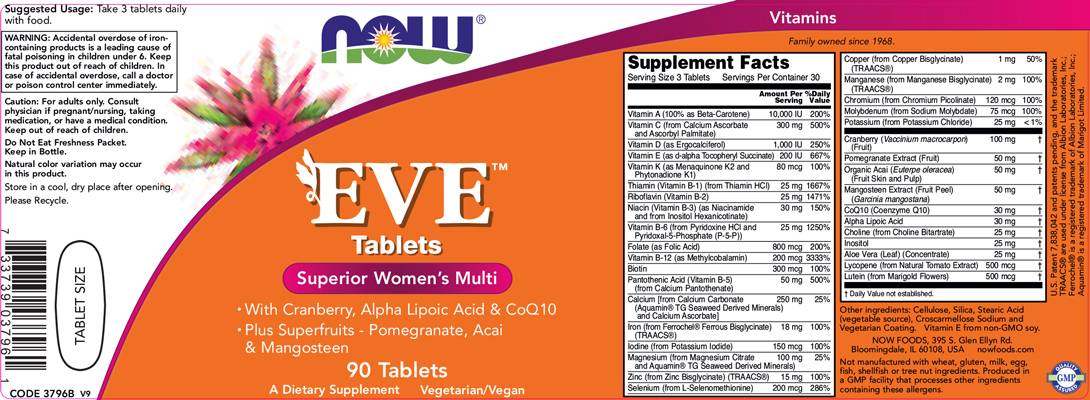 EVE Woman's Multi - 90 Gel capsules - Nutra Best Europe