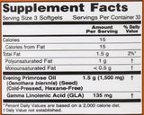Evening Primrose Oil 500 mg - 100 Gel capsules - Nutra Best Europe