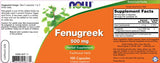 Fenugreek 500 mg - 100 capsules - Nutra Best Europe