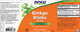 Ginkgo Biloba 60 mg - 60 capsules - Nutra Best Europe