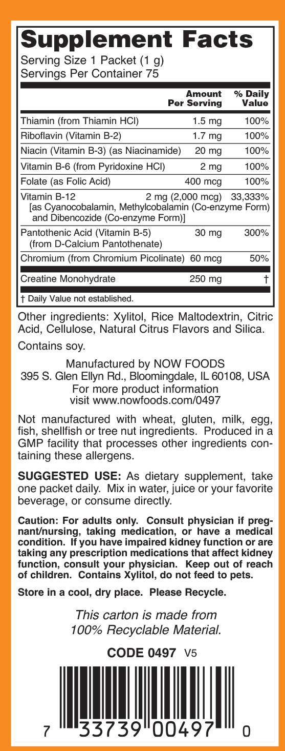 Vitamin B-12 Instant Energy - 75 Packets - Nutra Best Europe