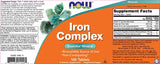 Iron Complex - 100 Tablets - Nutra Best Europe