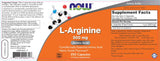 L-Arginine 500 mg - 100 capsules - Nutra Best Europe