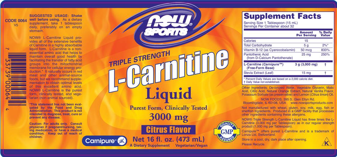L-Carnitine Liquid 3000 mg - 465 ml - Nutra Best Europe