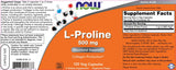 L-Proline - 120 capsules - Nutra Best Europe