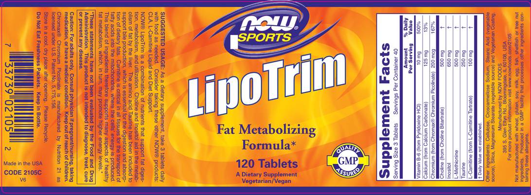 Lipo Trim - 120 Tablets - Nutra Best Europe