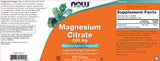 Magnesium Citrate 200 mg - 100 Tablets - Nutra Best Europe