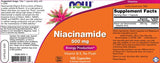Niacinamide 500 mg - 100 capsules - Nutra Best Europe